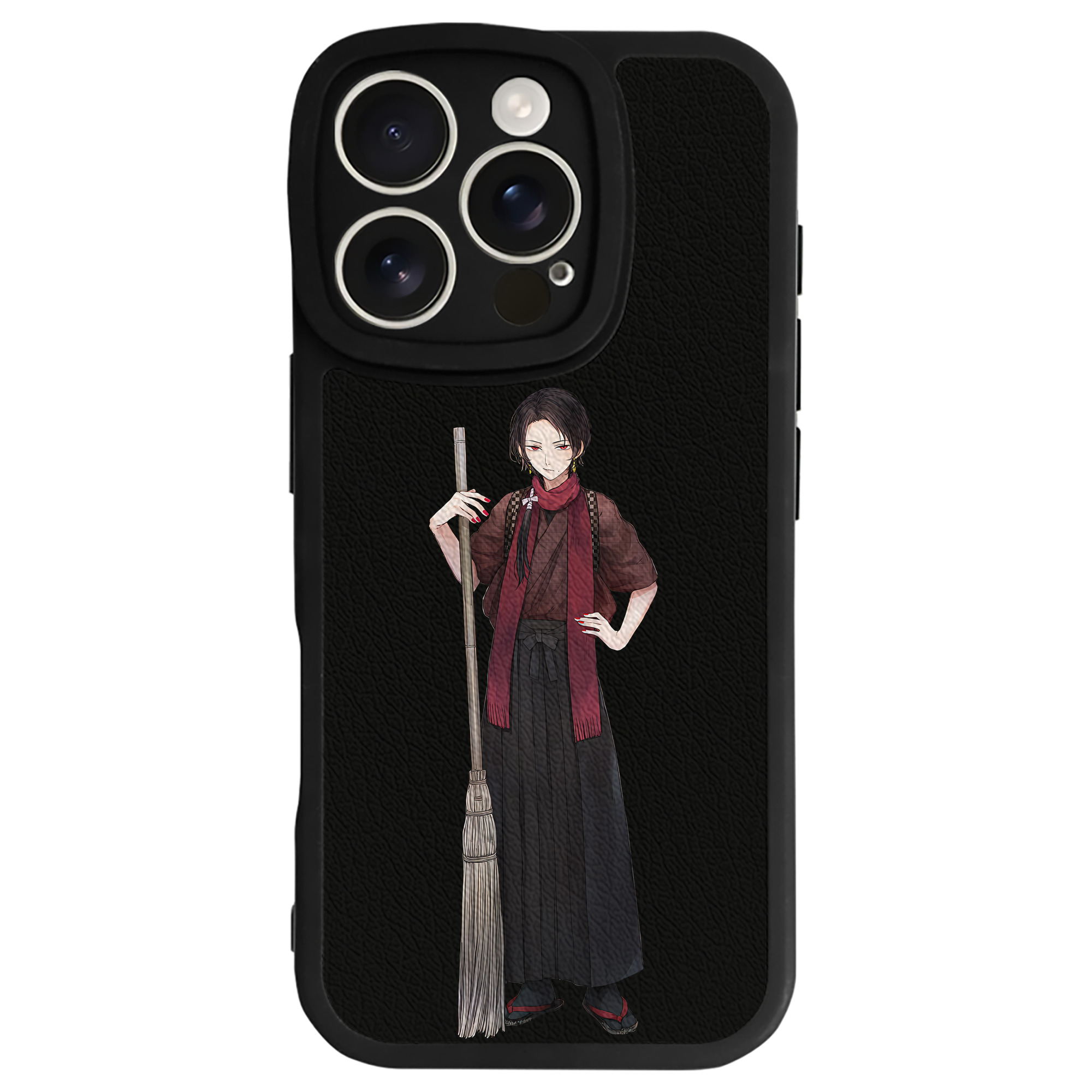 （画像用） 刀剣乱舞 Touken Ranbu 【iPhone 16シリーズ対応】シリコンスマホケース（レザー調） 材質：シリコン